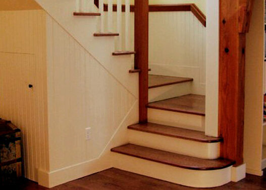 wooden staircase