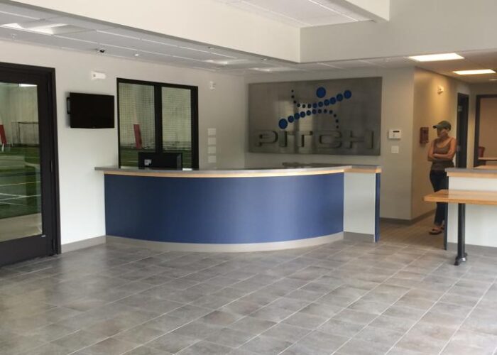 receptionist desk